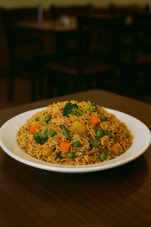 Vegetable Biryani.